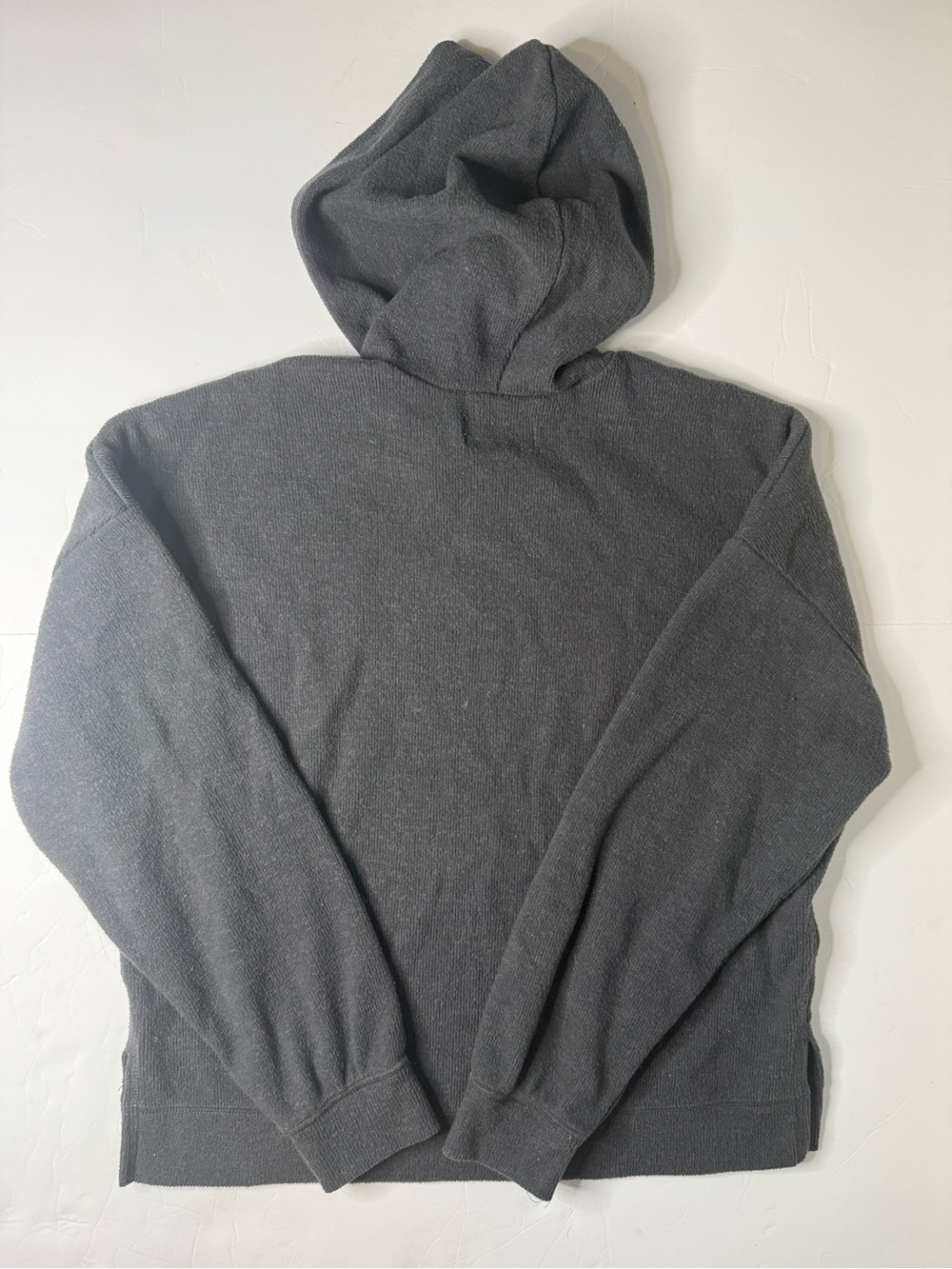 Abercrombie & Fitch Gray Hooded Pullover Sweatshirt - Picture 2 of 2